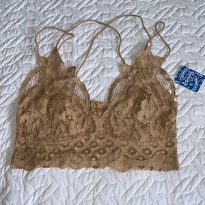 Free People Bralette Medium Lace